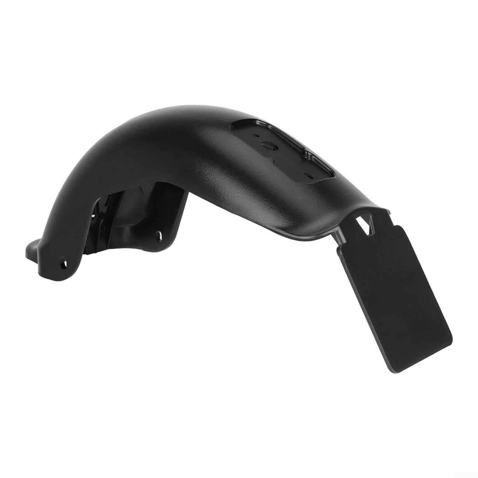 Guardabarros trasero para patinete eléctrico DUCAT/Jeep Pro II, protector contra salpicaduras negro ABS (328 x 111 x 84 mm), diseño ligero de 166,5 g, protección resistente al desgaste contra el barro