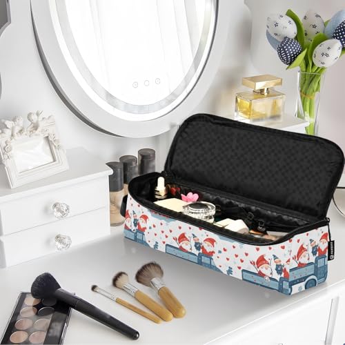 Bolsa de viaje resistente al calor para herramientas de cabello con tapete protector para planchas, rizadores y organizador portátil miniatura 7