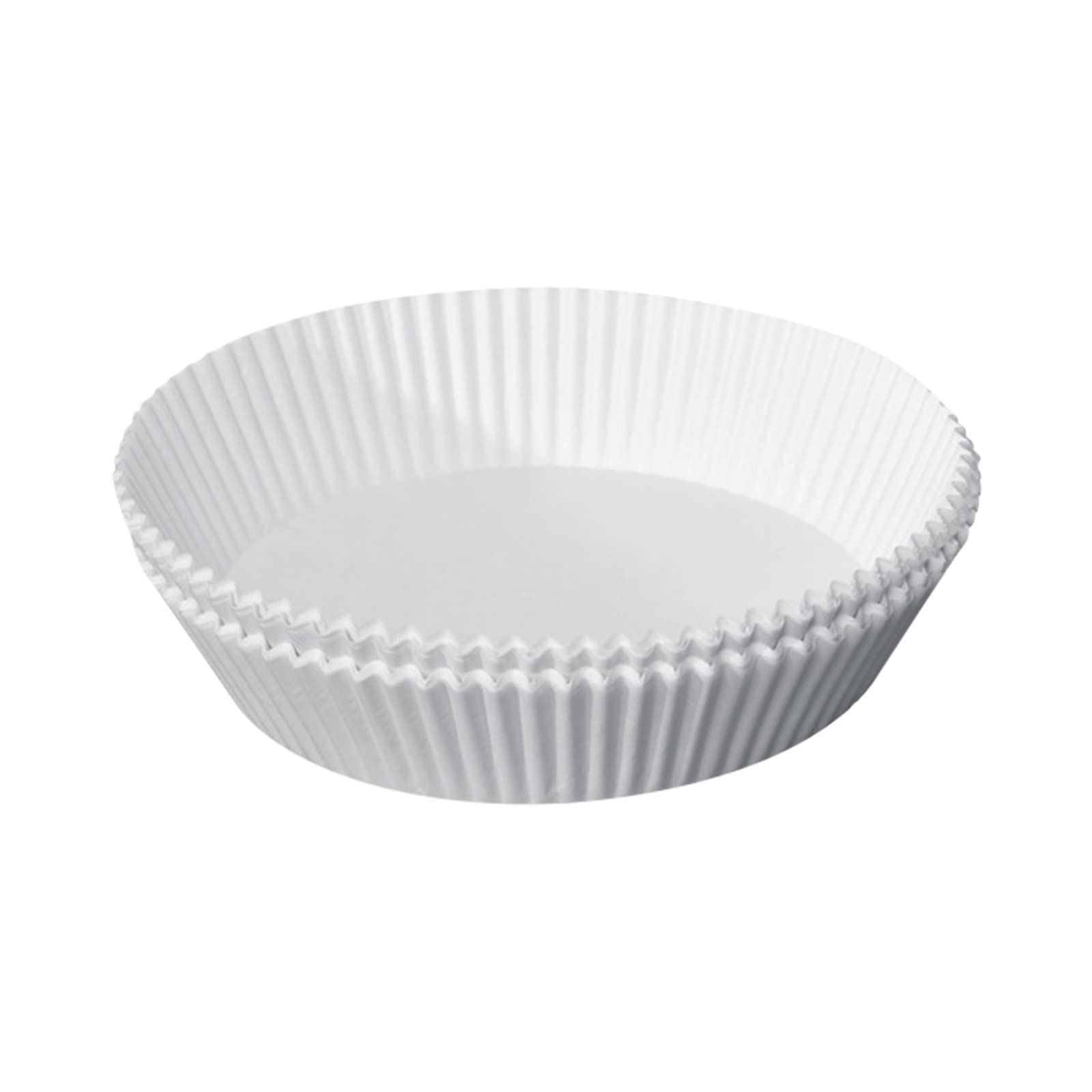 Air Fryer Parchment Liner Multipurpose Non-Stick & Oil-proof Parchment Paper, Baking, Roasting, Frying, Air Fryer, Microwave, Oven, Steamer, 6.3Inch (B White 50Pc)