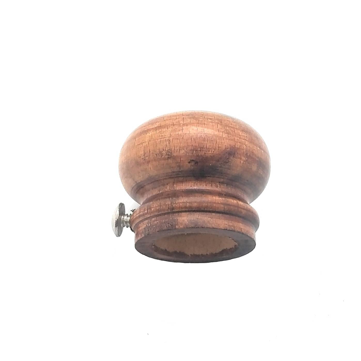 FAPBADRI Simple Curtain End Caps/Finials for a 1 inch Pipe/Rod, Wooden, 2 Pieces 1