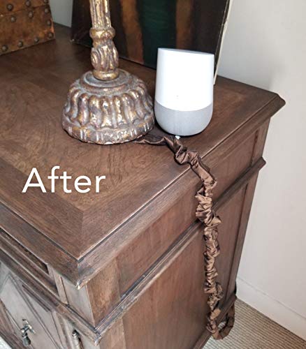 Image of Pearl Off White Lamp Cord Cover Thin-Style 100% Silk 9 ft Long