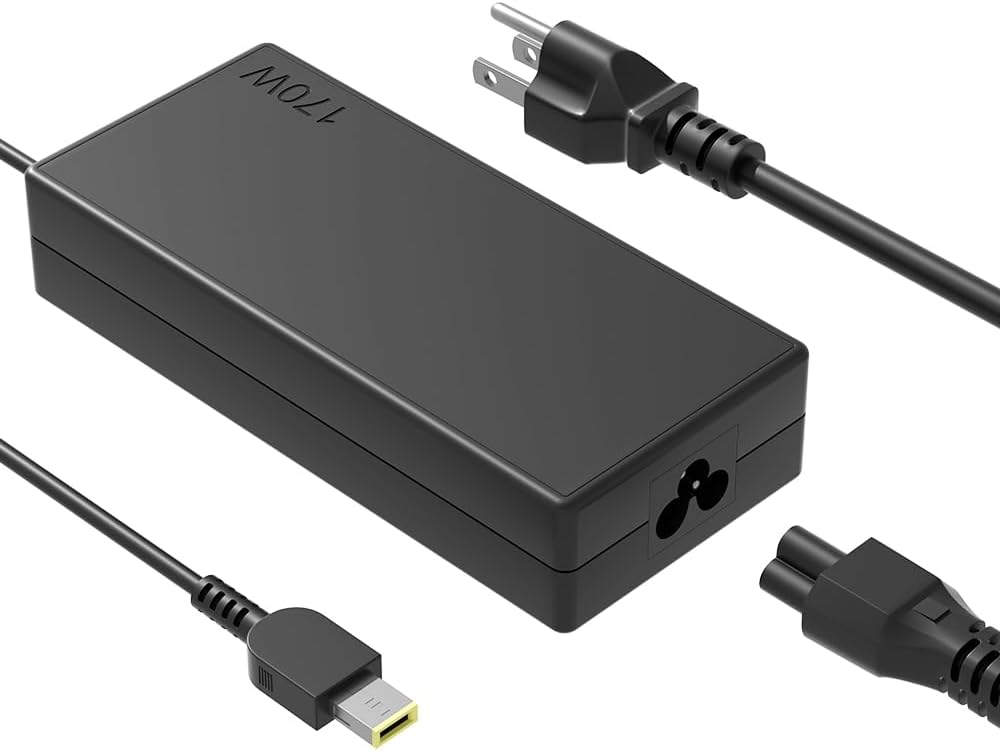 HSXIRQA 170W AC Adapter Charger for Lenovo ADL170NDC2A ADL170NLC3A ADL170NLC2A ADL170SDC3A ADL170NDC3A ADL170SLC3A ADL170SCC2A ADL170SCC3A ADL170SLC2A ADL170SDC2A SA10R16886 Laptop Power Supply