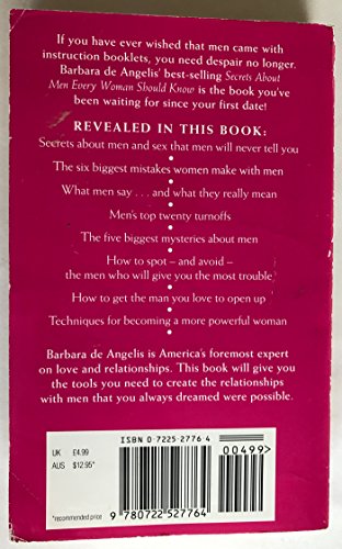 Secrets About Men Every Woman Should Know 0722527764 Book Cover