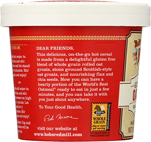 Bob's Red Mill Gluten-Free Apple Cinnamon Oatmeal, 2.36 Ounce, Pack of 12 - image 5