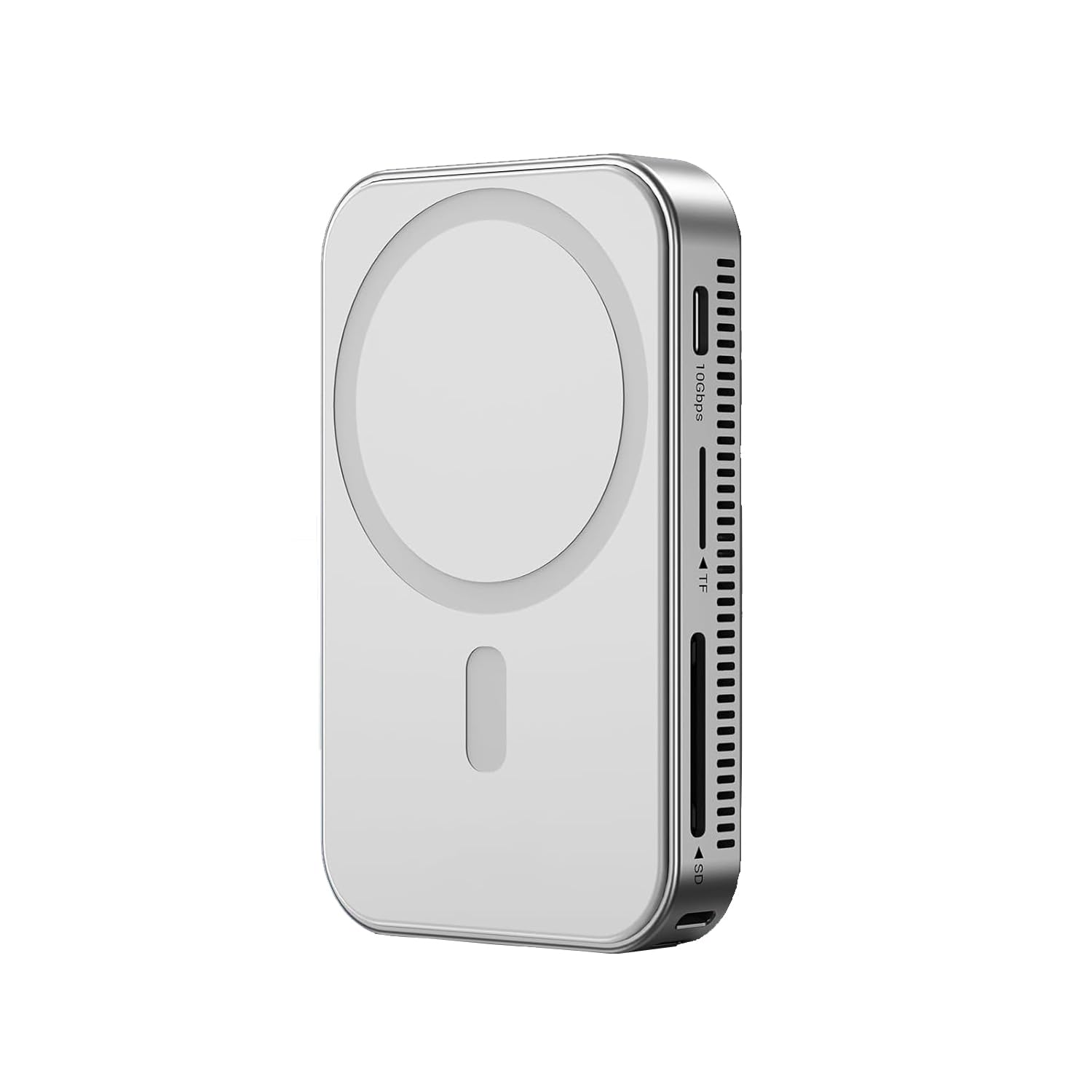 Magnetyczna stacja dokująca 10 Gb/s, koncentrator USB C z obudową NVMe M.2 SSD do iPhone'a 17/16/15 Pro/Pro Max/Plus z wentylatorem chłodzącym, obsługa SSD rozmiar 2230/2242/2260/2280 B+M M-Key