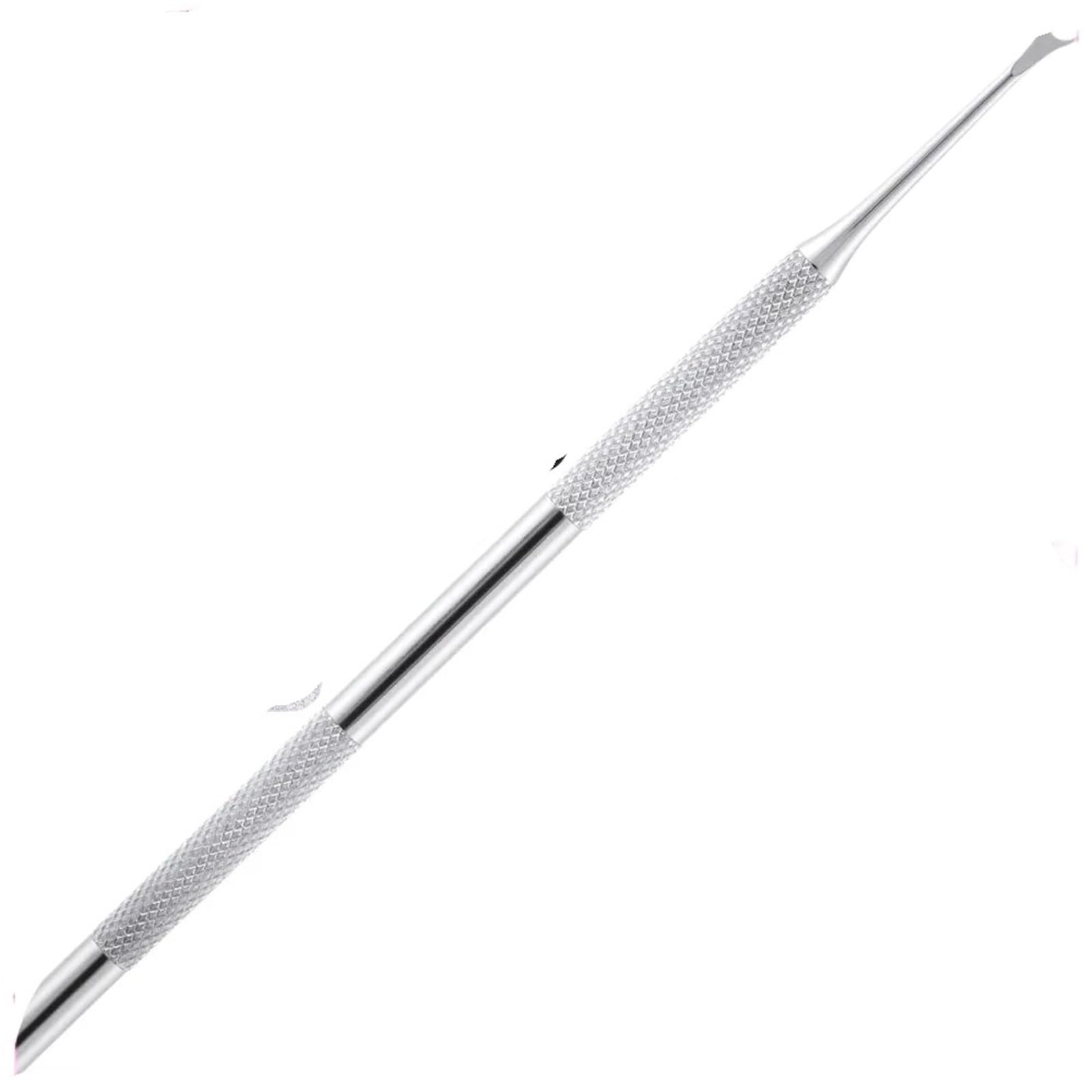 Spingi Cuticole 1 pz. Spingipelle Per Pelle Morta | Con lime for unghie a grana 100#/240#, strumenti for manicure rotondi in acciaio inossidabile