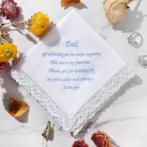 Wedding handkerchiefs something blue for bride mother of the bride gifts embroidered lace keepsake bridal hankies  urban country home decor