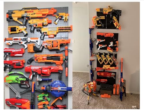 Wallpeg Peg Board For Nerf Gun Storage Organizer P-202 Kit 3 Ea 24 Inchx16 Inch Pegboard Holder For Nerf Blasters Wall Organization thumb #3