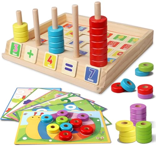 Lydaz Wooden Math Manipulatives