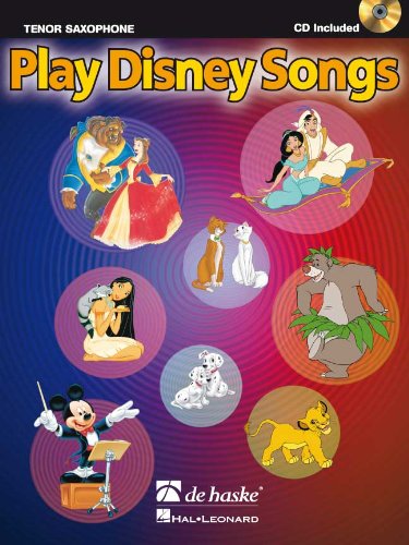 Partitions variété, pop, rock DEHASKE PLAY DISNEY SONGS - SAXOPHONE TENOR + CD Musique films - comédies musicales