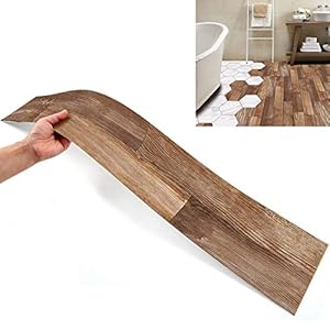 7 stks DIY Vloer Sticker Tegel Stickers, Patroon Stijl Vloertegels Tegel Verf Waterdicht voor Keuken Vloer Badkamer Woonkamer-1 stks 15.5*91.5cm (Stijl 3)
