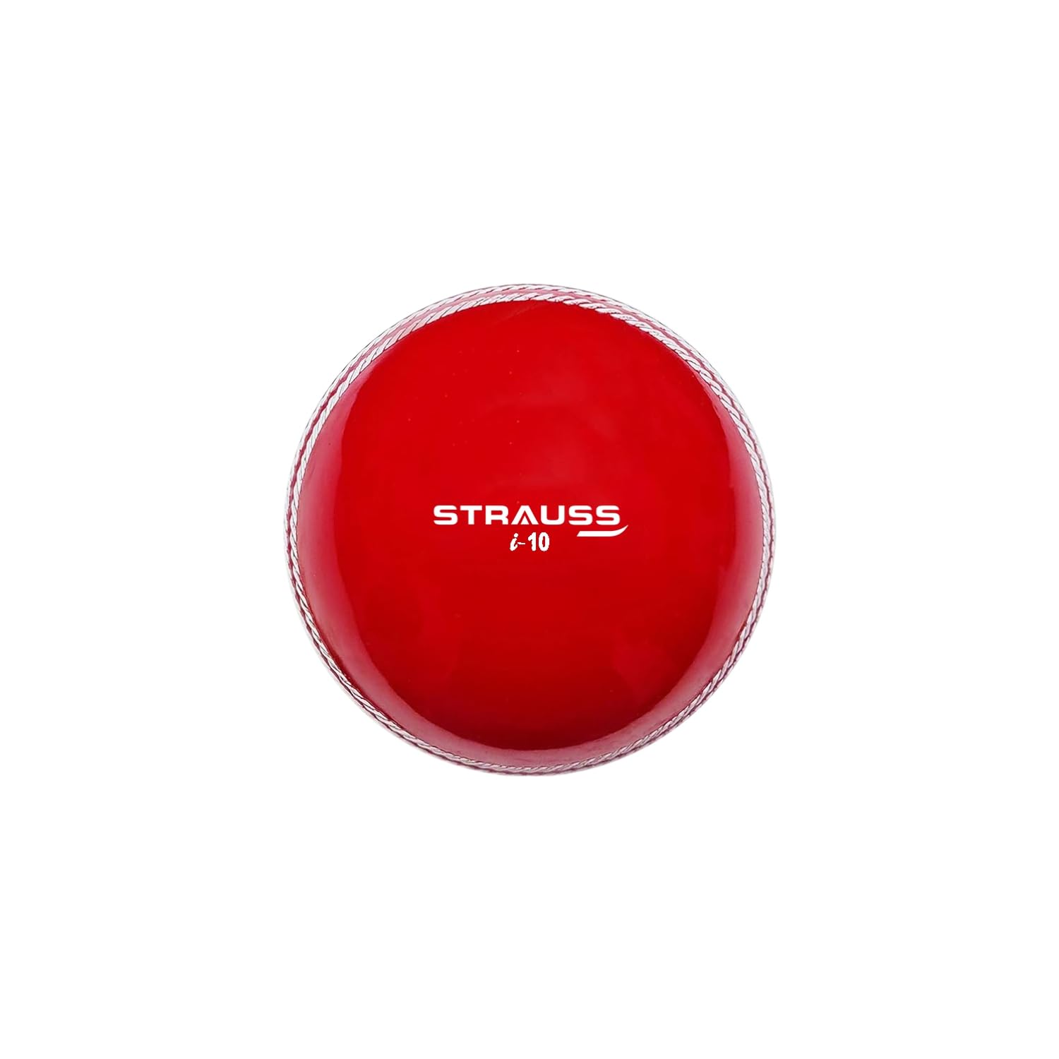 STRAUSS Synthetic I-20 Practice Cricket Ball/Wind Ball (125-135 GMS) for - Indoor, Outdoor, Street Cricket (Pack of 1) (Red)-image-12