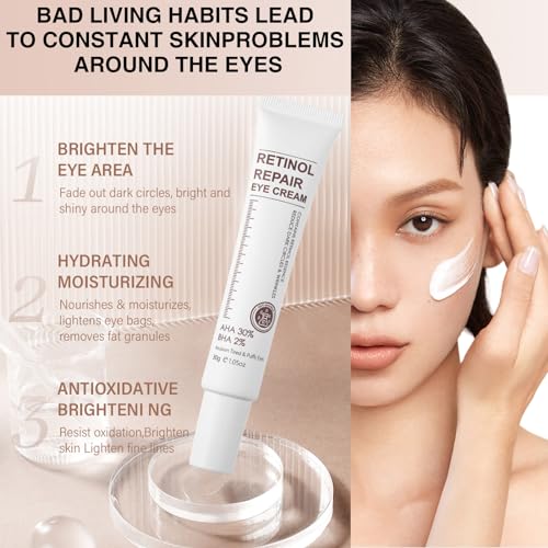 Leogony 2PCS Correxion Deep Wrinkle Night Cream, Under Eye Serum Anti-Wrinkle Anti-Aging - Image 4