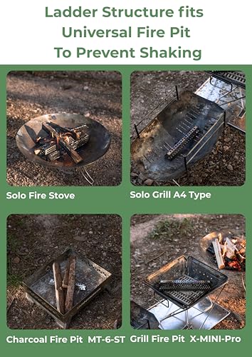 CAMPINGMOON A4-CL – Optimiseur de feu pour barbecue de camping et soirée brasero - 8