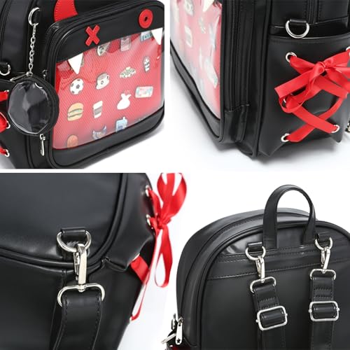 Image of CHERRY SAUCE Devil Halloween Ita Backpack Crossbody Purse For Gothic Anime