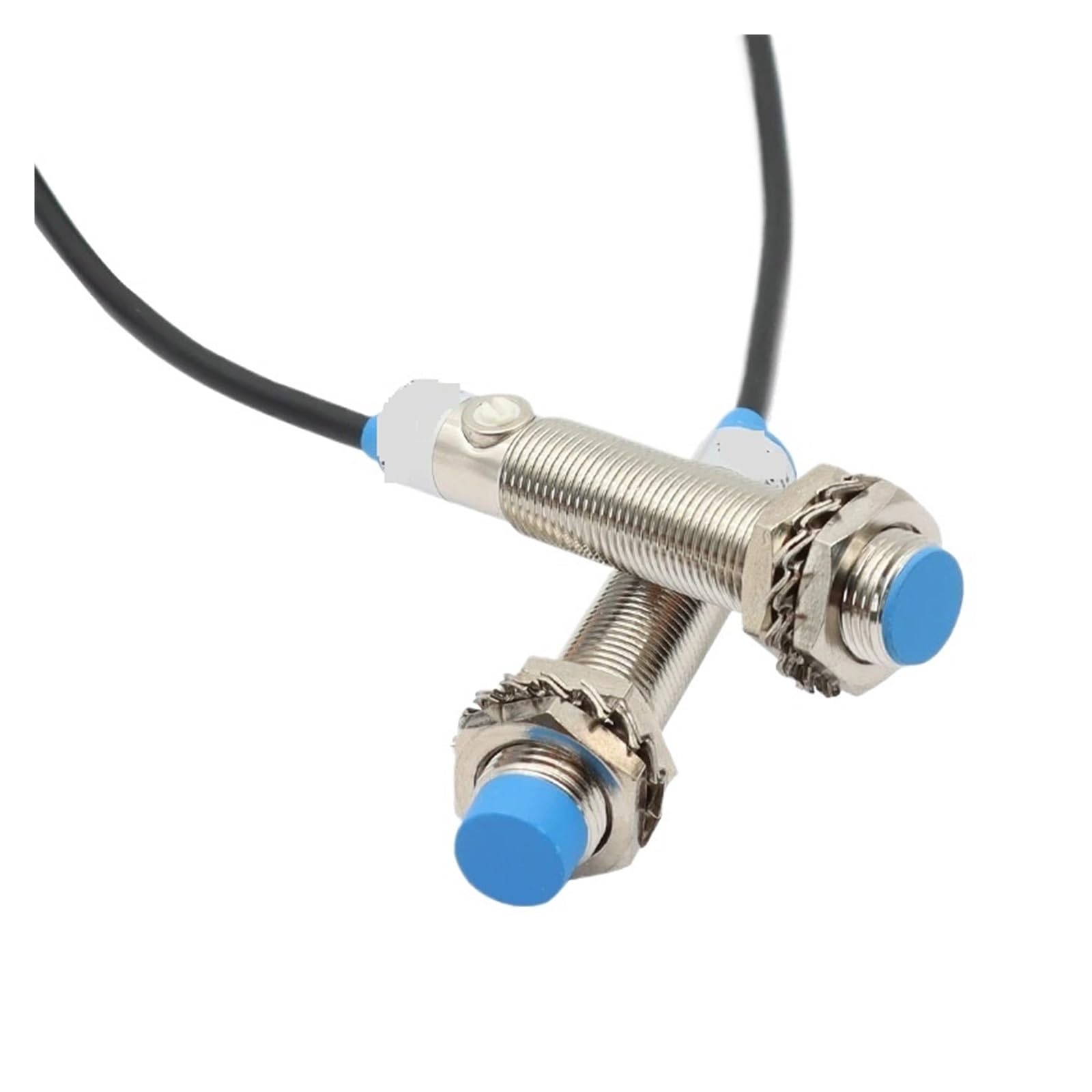 TYBOPHQJ Capacitive Proximity Sensor LJC 12 18 30MM Detection Distance 2/5/10/20MM PNP NPN NO NC Cylindrical Sensor Switch(LJC12A3-A,PNP NC)