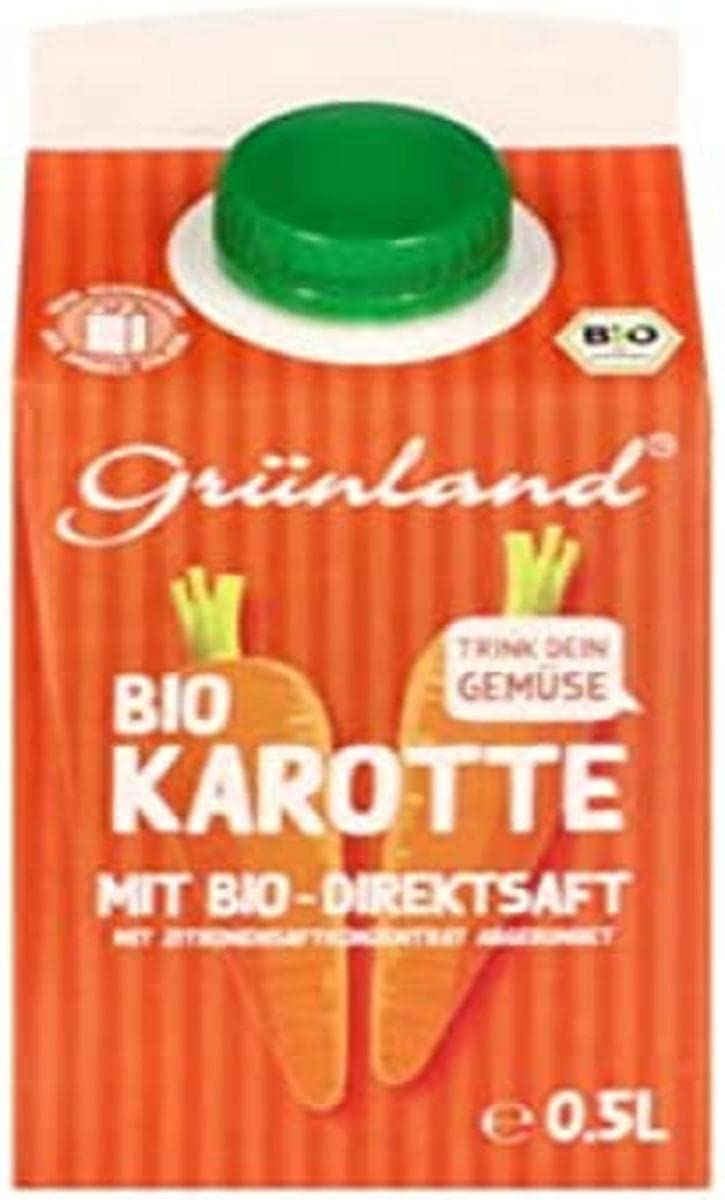 Grünland Bio Karotten Saft, 0,5 l