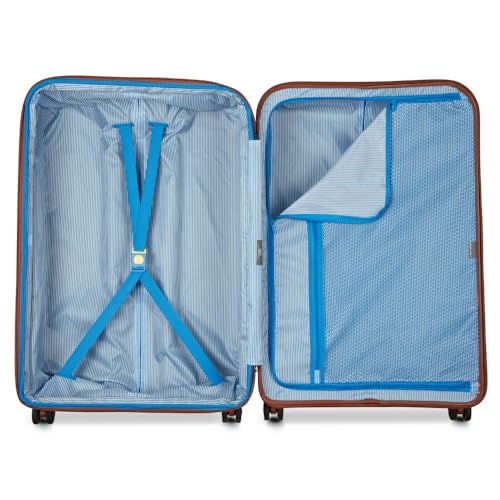 Image of DELSEY PARIS Lucette 76 cms Large Check-in ABS /Polycarbonate Hard Sided 8 Wheels and Expandable Spinner Suitcase /Trolley Bag for Travel with TSA Lock- Anthracite