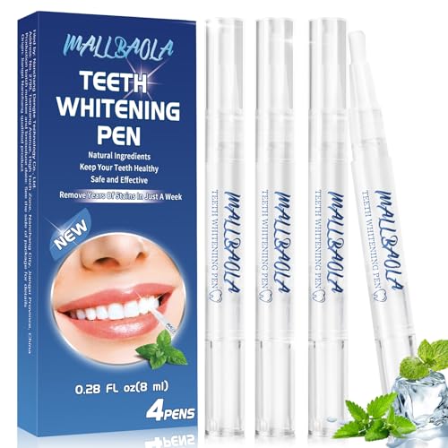 Lápiz Blanqueador Dental (4 Lápices), Kit Blanqueador Dental Profesional, Gel Blanqueamiento Dental Instantáneo, Blanqueador De Dientes Elimina Años De Manchas