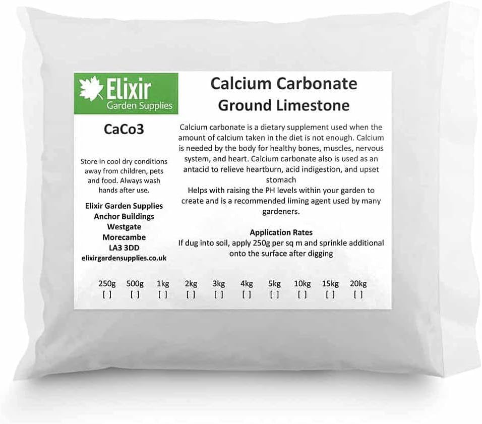 Calcium Carbonate 1kg Limestone Flour for Reptiles or Poultry