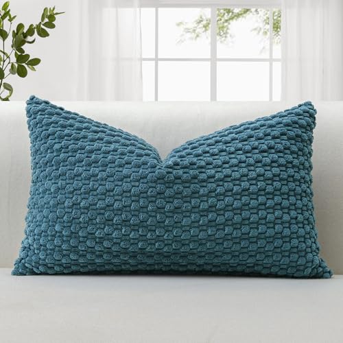 JOTOM Fundas de Cojín de Pana Suave 40x60