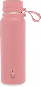 LYOR - Garrafa Térmica de Aço Inox Explorer Rosa 650ml