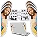 Weewooday 6 Adesivi Magnetici Decalcomanie per Auto Impermeabili Adesivi di I Saw That Jesus Adesivi Divertenti Riutilizzabili per Auto Magneti per Auto Divertenti per Finestra, 3,54 x 5,91 Pollici