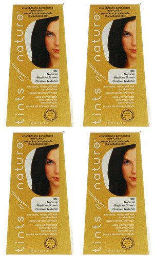 (4 PACK) - Tints of Nature - Natural Medium Brown | 120ml | 4 PACK BUNDLE