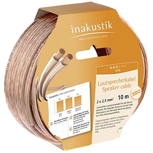 In-akustik Star Luidsprekerkabel 2x 2,5 mm²/10 m spoel