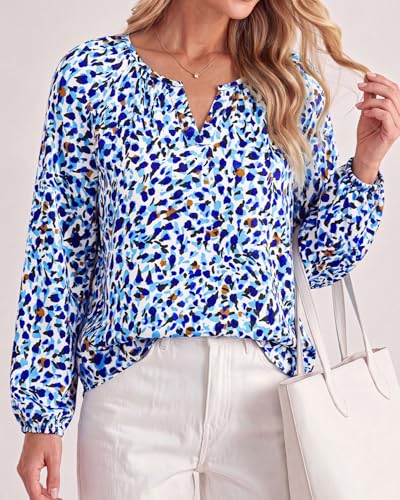 Dressy Casual V Neck Blouses - image 7