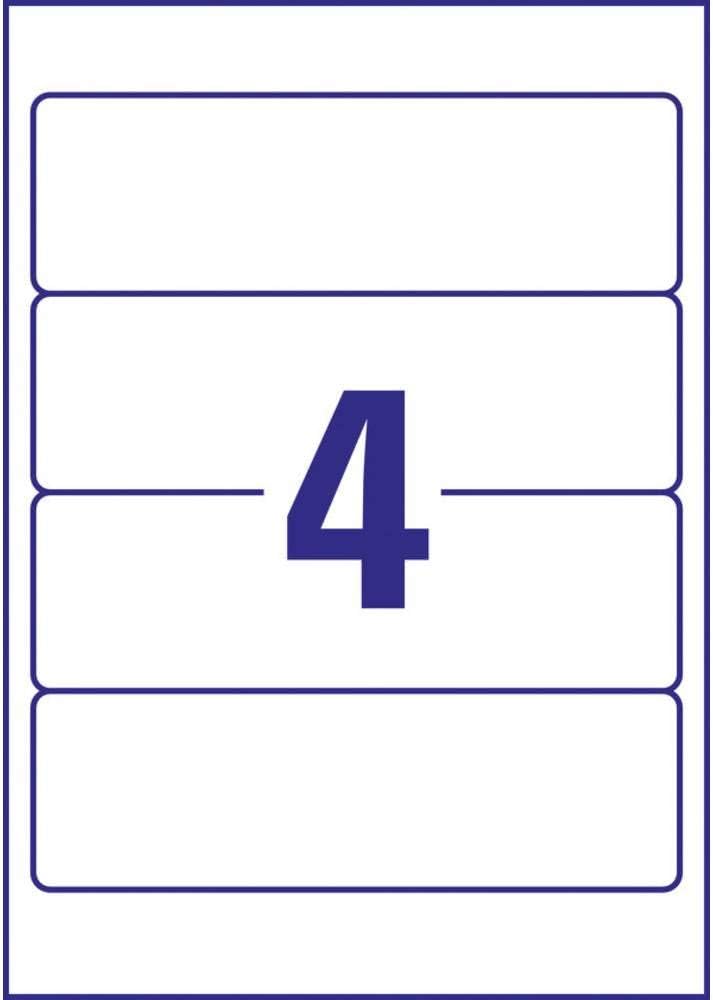 Avery Zweckform L4761-10 File Labels 192x61 mm White 10 Sheets for Inkjet Laser Copy