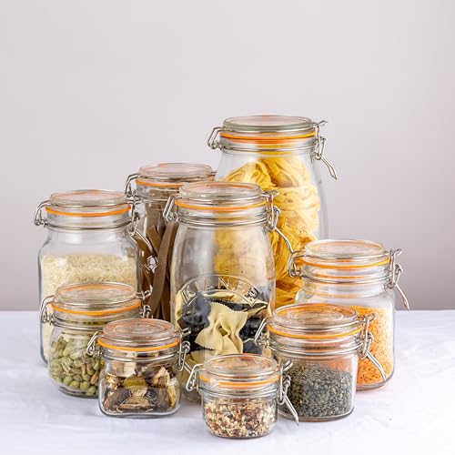 Kilner Pote de clipe redondo, 2 litros, multicolorido