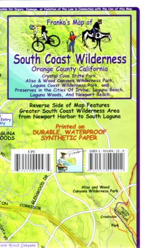 Franko's Trail Map of the South Coast Wilderness