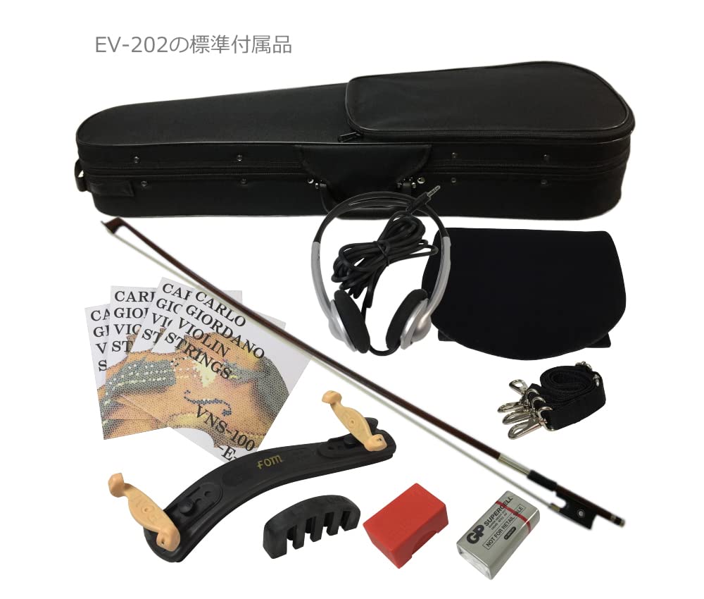 Amazon.co.jp: Electric Violin EV-202 NA Brown Carlo Giordano