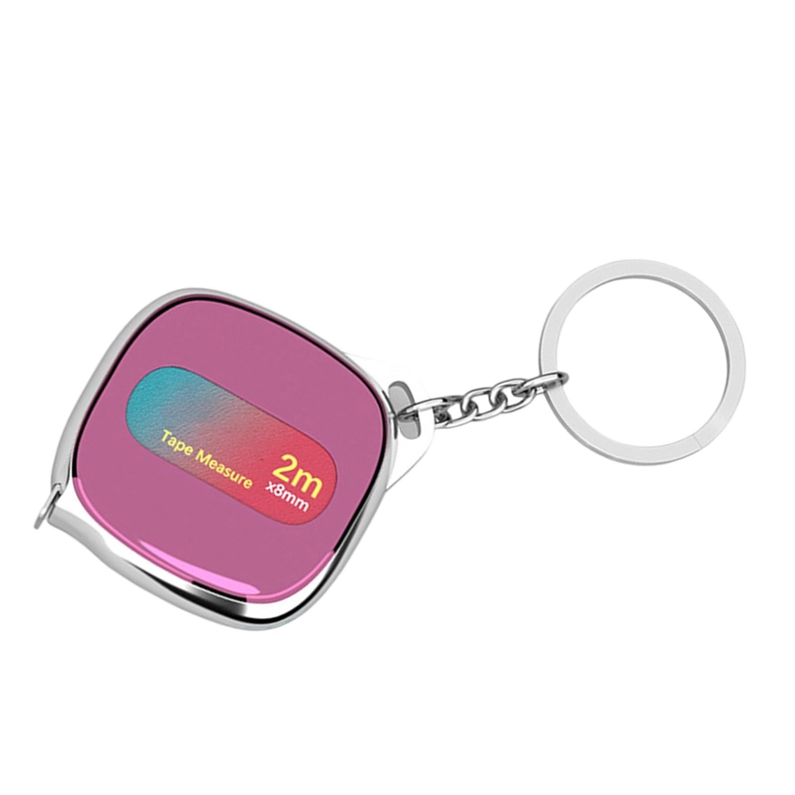 Professional Small 2M Measuring Device with Clear Double Scale Marking & Quick Retract Function Suitable for Projects Colorful Retractable Tape Measure