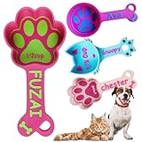 ubjva Personalized Dog Food Scoop Custom Dog Food Measuring Cup with Name Pet Accessories Gifts for Pet Lover