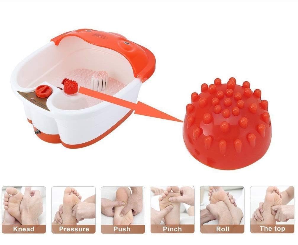 Ecoping Electric Foot Spa Massager with Heat & Rollers – Pain Relief Pedicure Tub for Soothing Soak, Deep Massage & Feet Care at Home Ecoping Electric Foot Spa Massager with Heat & Rollers – Pain Relief Pedicure Tub for Soothing Soak, Deep Massage & Feet Care at Home