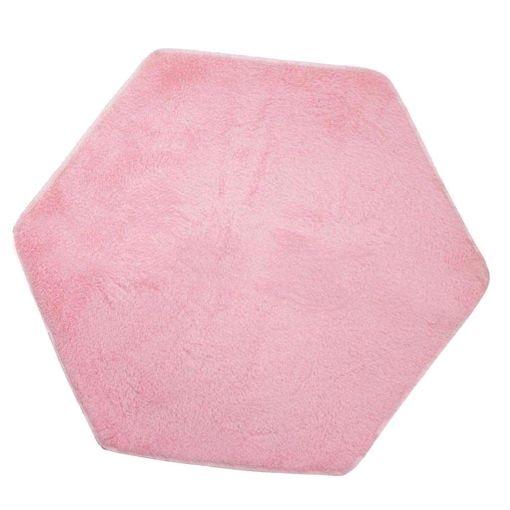 T TOOYFUL Weiche kuschelig Kinder Zelt Teppich Teppich Sechseckigen