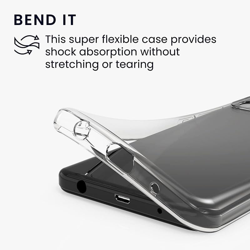 Image of Case Creation Brand - Mobile Cover for Samsung Galaxy F14 (Soft & Flexible Back Case), Transparent
