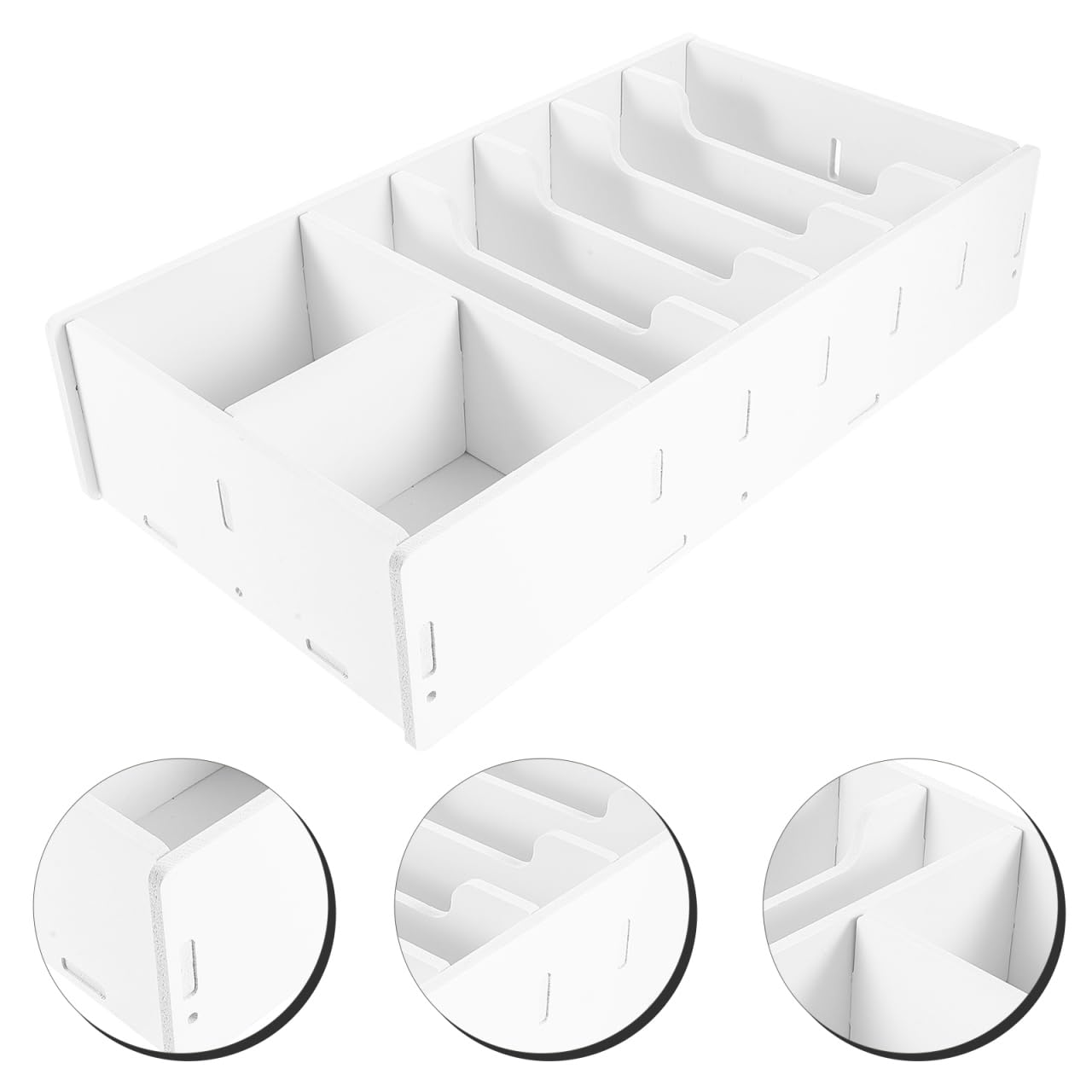 Gadpiparty Counting Money Box Cash for Notes Bills Desktop Storage Organizer Calculator Holder for Classroom Home - Image 4