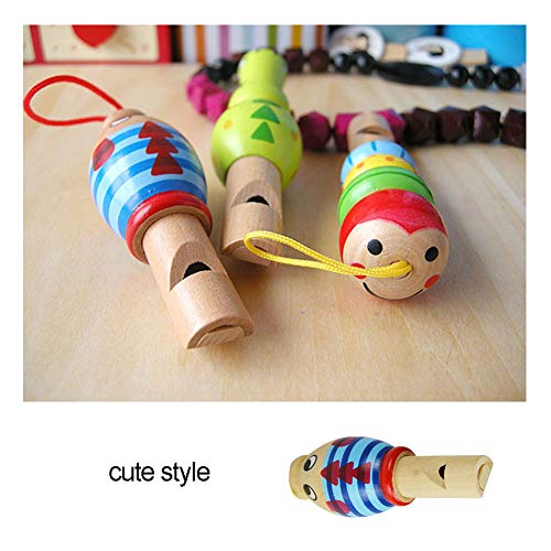 Baby Kids Flute Toys Dier Houten Fluitje Speelgoed Baby Mini Educatief Muziek Instrument Gift Kleurrijke Speelgoed Voor… - Image 3