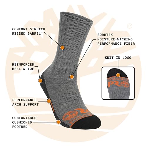 Timberland PRO Mens Work Crew Socks2