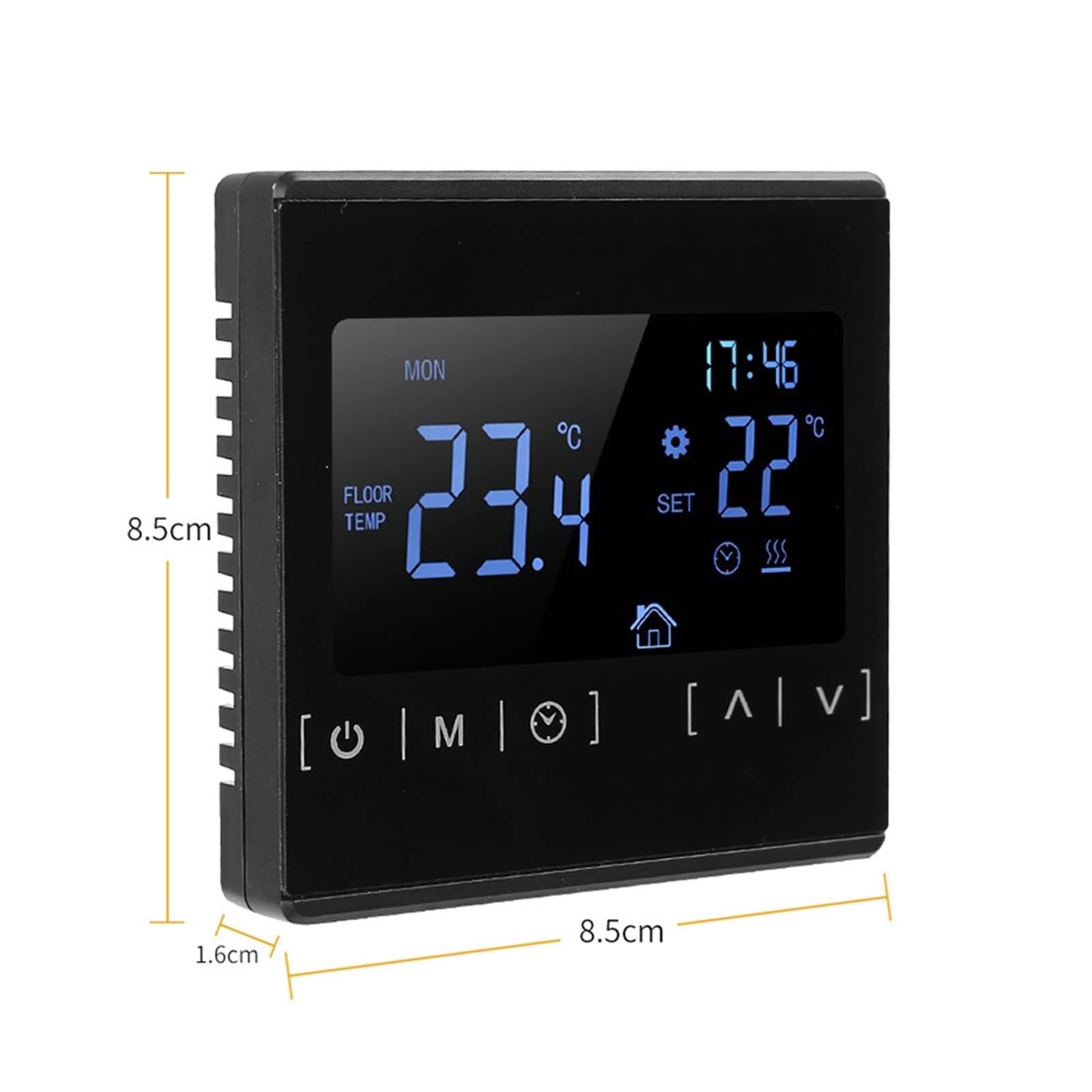 Termostat, Termometr Wewnętrzny Higrometr Cyfrowy Termostat WiFi Regulator Temperatury Do Ogrzewania Elektrycznego Współpracuje Z Wyświetlaczem LCD(Electric heating)