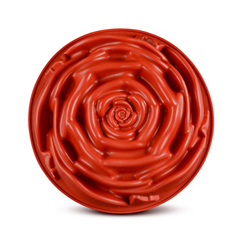 Fantasyday 9.3" Big Rose Flower Birthday Cake Mold Silicone Cake Baking Pan/Silicone Mold For Anniversary Cake, Loaf, Muffin, Brownie, Cheesecake, Tart, Pie, Flan, Bread And More #5 #TOP2