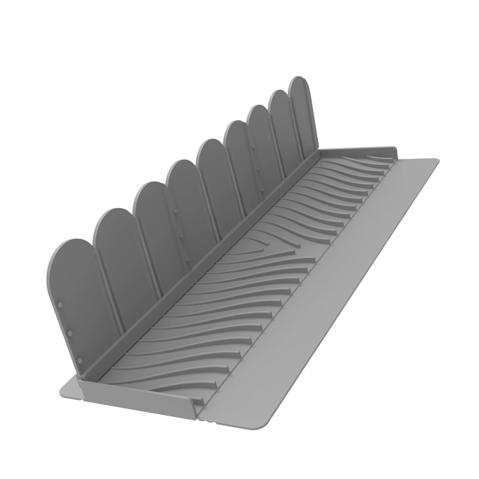 Limtula Customizable Sink Edges Splashes Silicone Water Barrier with Suction Base Flexible Drainages Protector for Home Silicone Splashes Proof Sink Edges Guard