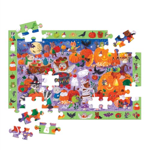 Mudpuppy Pumpkin Patch – Rompecabezas de 64 piezas para buscar y encontrar con temática de Halloween para niños de 4 años en adelante miniatura 4