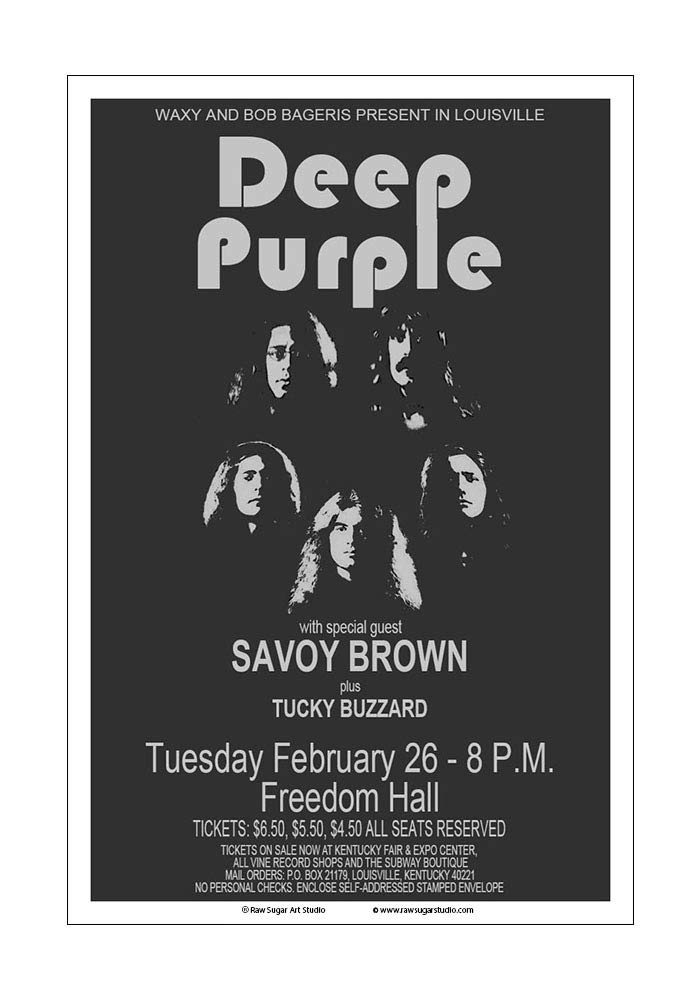 【SALE】DEEP 掲載ページ（ポスターサイズ）#14525 Deep Purple 13