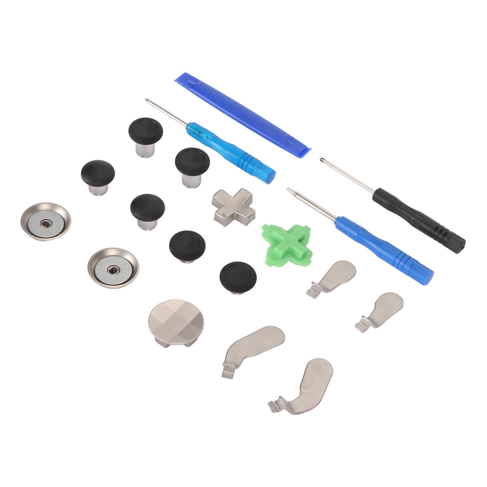 15 in 1 Metall Thumbsticks für One Elite Controller Modell 1698, für Elite Controller Modell 1698 Zubehörteile, Gaming Zubehör Ersatzpaddel Joystick Teile
