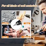 OLAZOL Carbide Burr Set 10pcs,Die Grinder Bits with 1/8"(3.17MM) Shank Double Cut Carbide Rotary Burrs Compatible with Dremel Bits for DIY Metal Wood Plastic Carving Engraving Polishing - Image 5