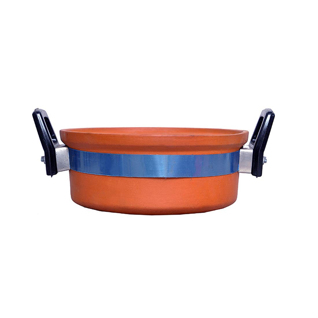 Brown Clay Kadai/Clay Pots for Cooking/Organic Mitti Kadhai, 2 Litre, Brown Clay kadai/Clay Handi/Clay pots for Cooking/Organic Mitti Kadhai